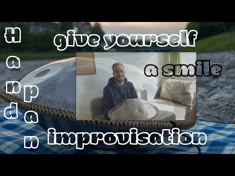 Handpan improvisation, "give yourself a smile" #5, D Kurd 8+1 Edelstahl