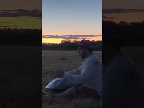 magic of the sun / Patera Handpan D Kurd / sunset vibes  #handpansound #music #ambientmusic #nature