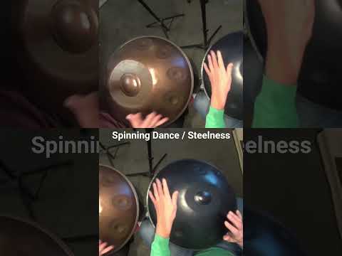 Spinning Dance (Handpan Duo) #handpan #shorts