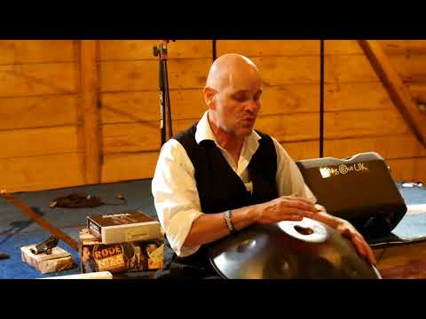 Andi Steil -   "Dreams" - Hangout UK 2016 -  Handpan and Vocal Solo