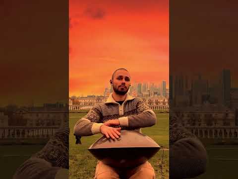GOLDEN HOUR 🌅 #handpan #music #sunset