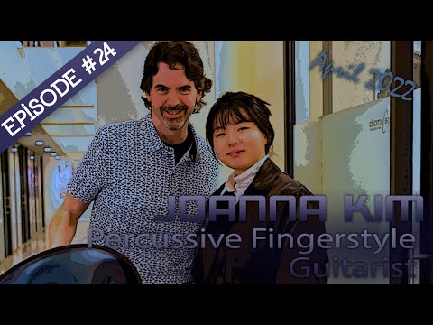 Blue Handpan connects with Joanna Kim - Master Percussive Fingerstyle Guitarist