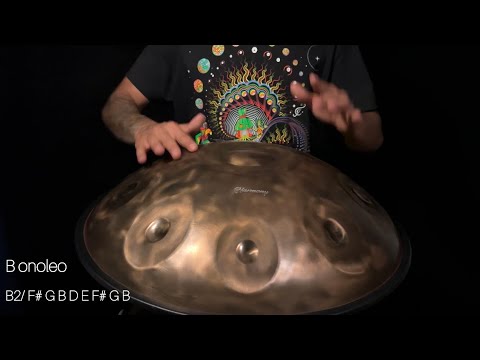 B2 onoleo (stainless steel) 9 note HARMONY HANDPAN