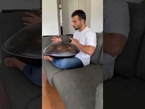 Handpan / Hang Drum Song D Kurd Minor 8 Notes - by Ramin Farsad