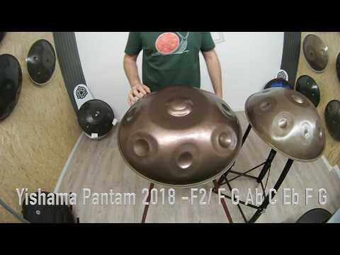 Yishama Pantam 2018 -F2/ F G Ab C Eb F G - Hardcase Technologies Handpan Review