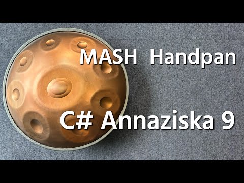 【ハンドパン販売】MASH  Handpan / C# Annaziska 9 試奏1