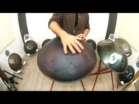 Hamal HS Handpan - F# minor F# B C# D F# G# A B C#