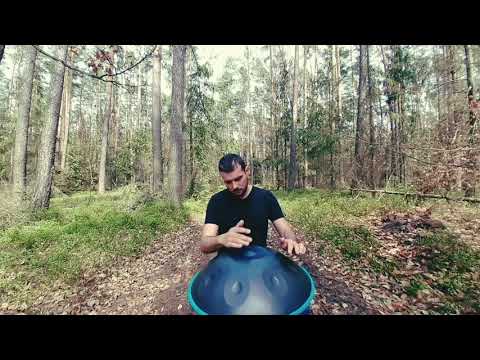 Handpan's sounds in the forest (D Kurd)