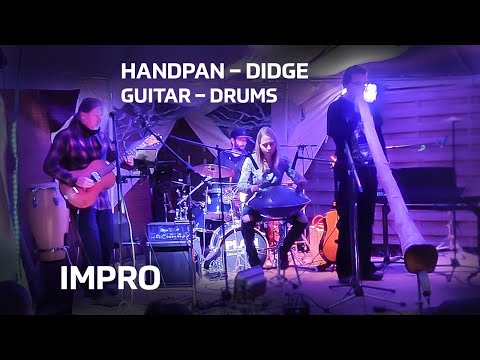 Handpan & Band | Jam Session with Didgeridoo, Guitar, Drums