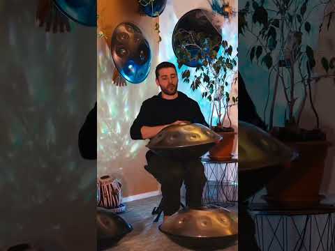 Relaxing Handpan Music | D Kurd 17 | Shaktipan