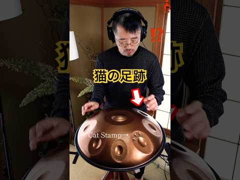 ハンドパンに、猫の足跡🐾!? D Sabye 13 #ハンドパン #handpan #handpanmusic #hangdrum #percussion