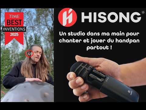 J’ai un studio dans ma poche pour ma voix et mon #handpan  @HiSongGlobal & @yishama_official