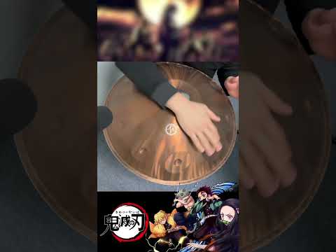 Gurenge Part 2 - Demon Slayer OP - Handpan Cover #shorts #short #demonslayer #handpan #animemusic