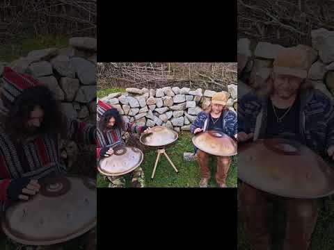 The birds join in! | Acero E Amara Mini & Panstream E2 Voyager | Handpan Music