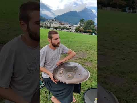Relaxing Handpan Music | Busking in Interlaken , Switzerland | Ivan Judas