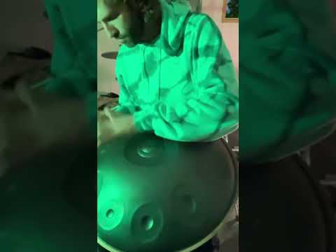 Handpan | Rainbow Serpent Fingers #shorts