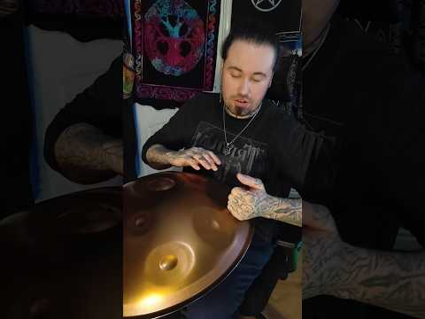 Handpan lesson PT 7 learn knock slap and thor hammer on chords #handpan #handpanmusic