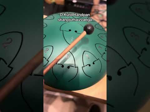 D kurd skaņojuma Handpan Zvanga ✨