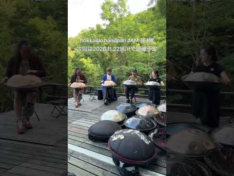 北海道で初ハンドパン好きのためのイベントを開催しました！！！！ #handpan #rohani #北海道#hokkaidohandpanJAM