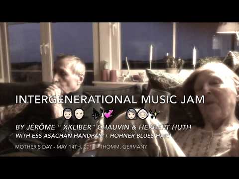 (Handpan & Blues Harp) Mother's Day Intergenerational Jam w/ Herbert Huth (92)