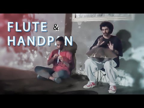 Flute & Handpan | Relaxation music | Street live performance |