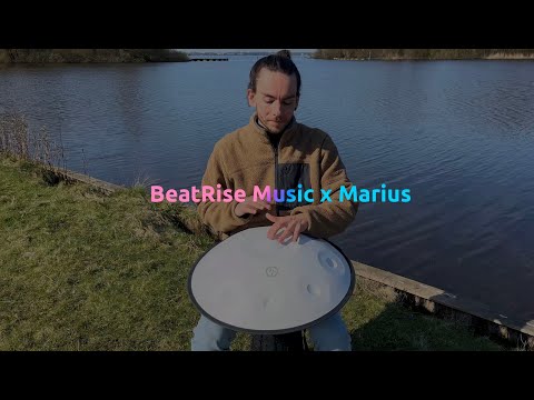 BeatRise White Handpan - D Kurd 9 - Marius (Clearer Version)