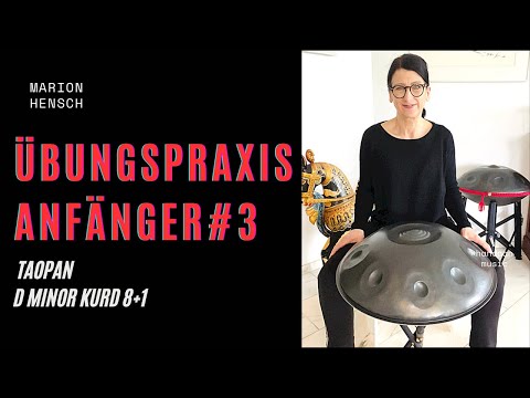 Handpan Beginner Tutorial |Split Hand Technik | D Minor Kurd 8+1 #handpanworkshop #handpan