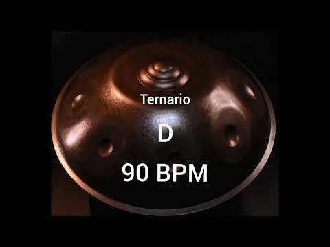 Bases Rítmicas. Ternario. Handpan D a 90 bpm