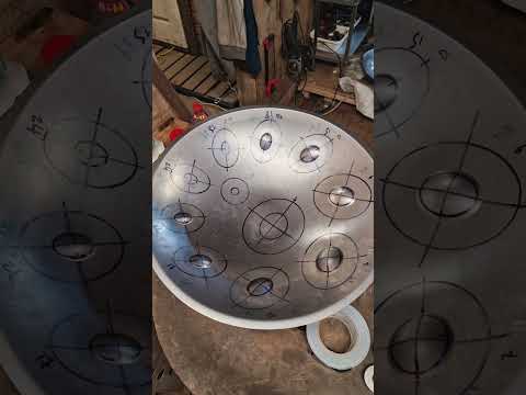 Pressing Dimples | Handpan Maker | Learning to build my own handpans