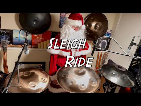 Handpan Santa - Sleigh Ride by Leroy Anderson (handpan cover) 🛷🛸🎅