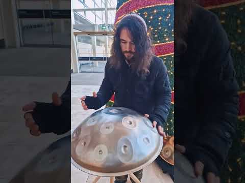 Busking @CentreMK on the handpan | Acero E Amara 21 | Handpan Music