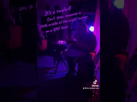 🛸🎶 🦋 That Handpan Lady with her B Celtic Double Ding RAV Vast 2 💕  🎶🦋