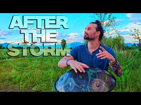 Handpan and a Beautiful Sunset After the Storm | Positive energy | ♬05
