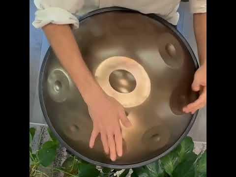 E Kurd 9 Note Handpan 440Hz ~ Stainless Steel | Zendo Sounds