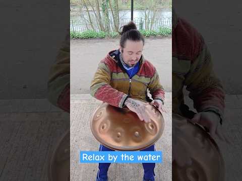relaxing by the water with the handpan. #handpan #relaxing #meditation #healing #happy #sound #study