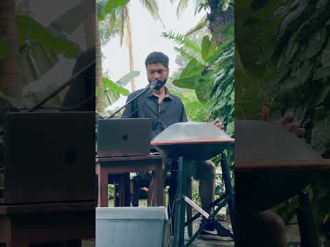 Baladi Balagan live at Whispering café and Store, Goa. #handpan #electroacousticmusic