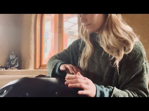 Handpan improvisation at the Rocklyn Ashram (F low Pygmy, meridian handpans)