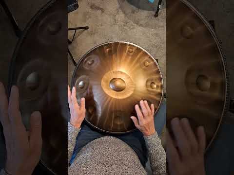 Easy-to-learn Handpan Compositions: Arpeggios 1 (Kurd Scale) #Shorts