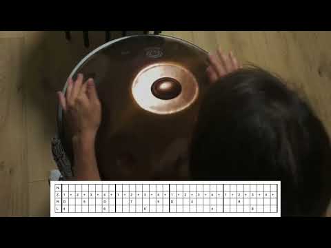 Kristina Savkova, Handpan Lernvideo: Morning Dew, Teil 2