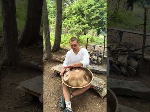 30 second Forest vibe 🌲 #handpan #percussion #drummer #doumbek