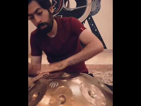 new york song with my #spaceship #handpan #alipantam  #sammaher#هندپن #هنگدرام 🛸🌌🎶🌌🛸