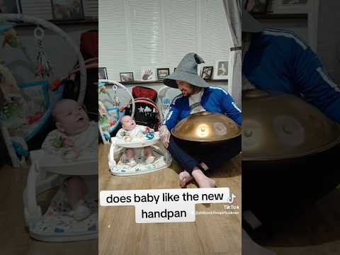 does baby like the new handpan #handpanmusic #baby #handpan #music #handpanshop