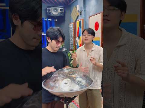 Trung bình học sinh đến học Handpan buổi đầu 😅 #handpanvietnam #healing