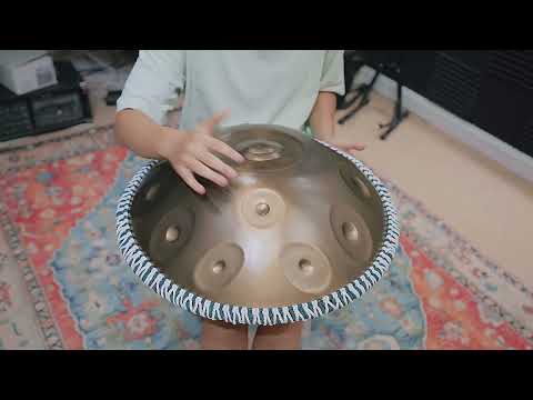 Handpan Cao Cấp | ShantiPan D Aegean 18 Gold Light | Ngẫu hứng Chí Hùng