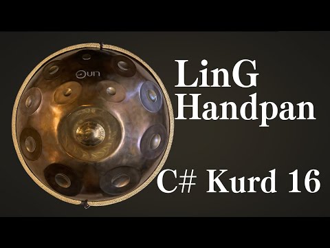 【ハンドパン販売 / レンタル】LinG Handpan / C# Kurd 16 試奏1 [管理番号138]