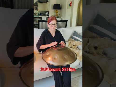 Relaxing Handpan Music with My Dog Mexx | G2 Hijaz #handpanmusic #432hz #handpan