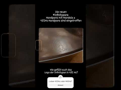 Neue Handpans in 432 Hz und Handpans mit Mandala sind in Memmingen gelandet