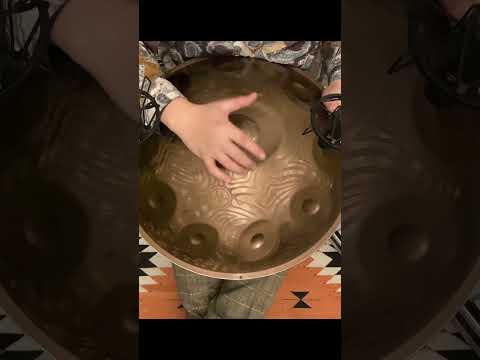 BeatRise 「LuxSonic」Series - D Kurd 10 - Gold - OC #shorts #short #handpan #handpandrum