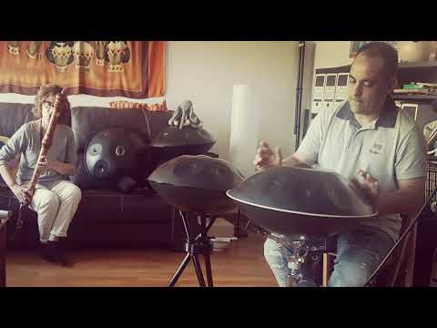 HANDPAN A2 PYGMY Kauaine - D KURD Mercury - FLAUTA DULCE - VIENTO