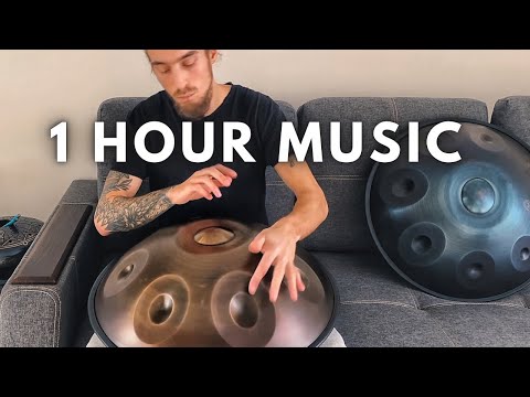 Echo of Silence - One Hour Meditation HANDPAN Music, YOGA Music Relaxing Hang Drum